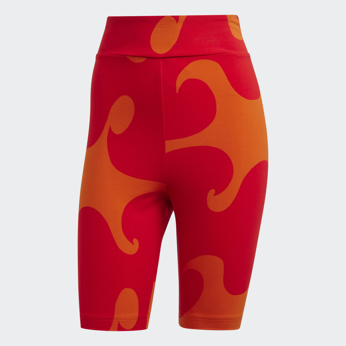 Adidas Marimekko Rib Knee Length kurze Leggings. 4