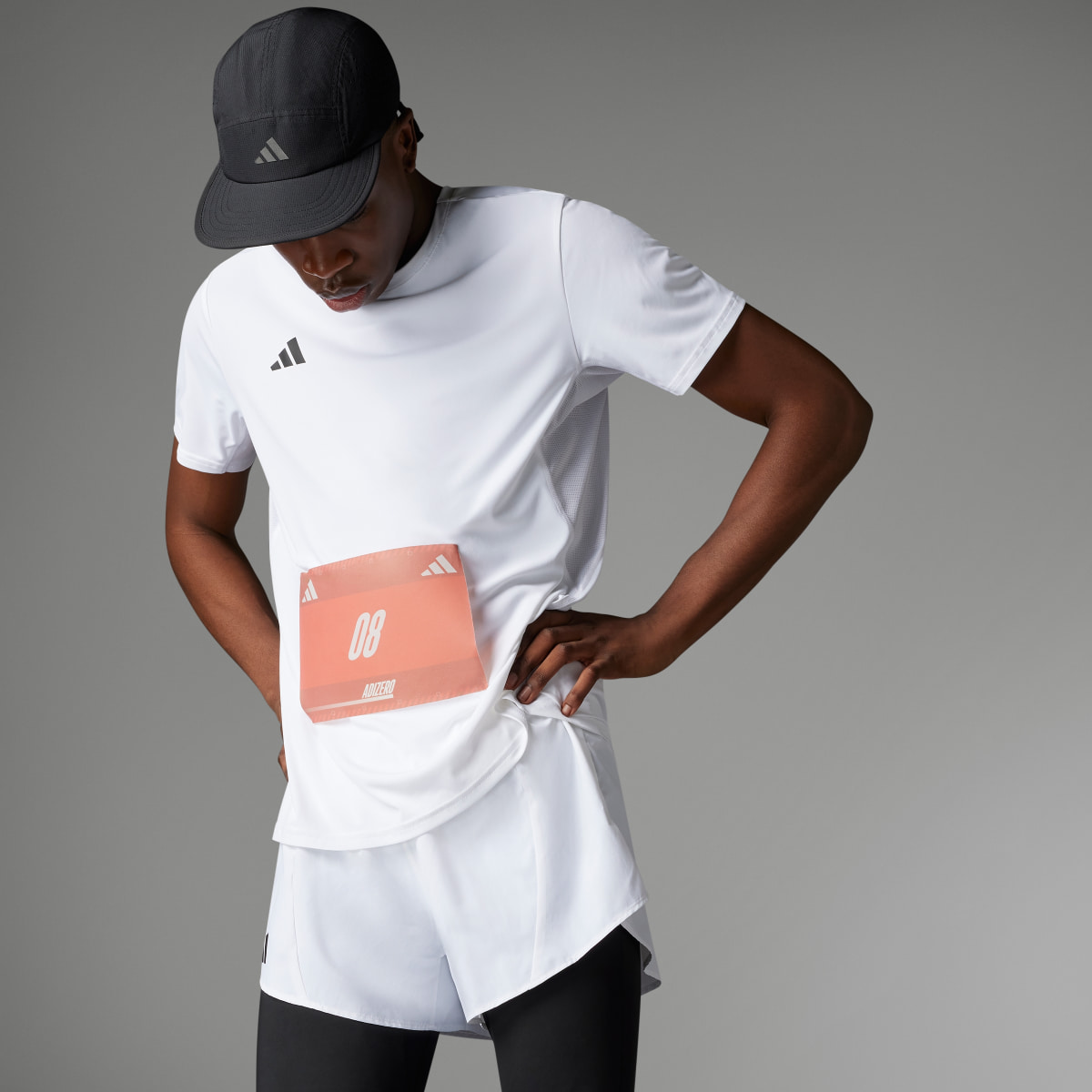 Adidas Playera de Running Adizero Essentials. 7