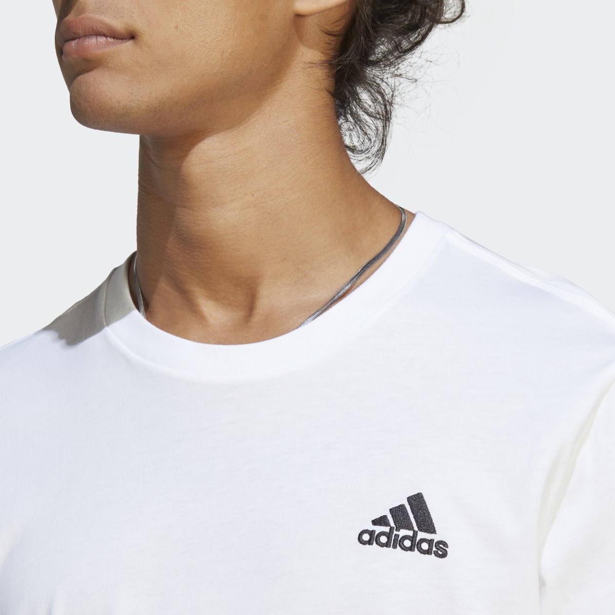 Adidas Essentials Single Jersey Embroidered Small Logo Tee. 6