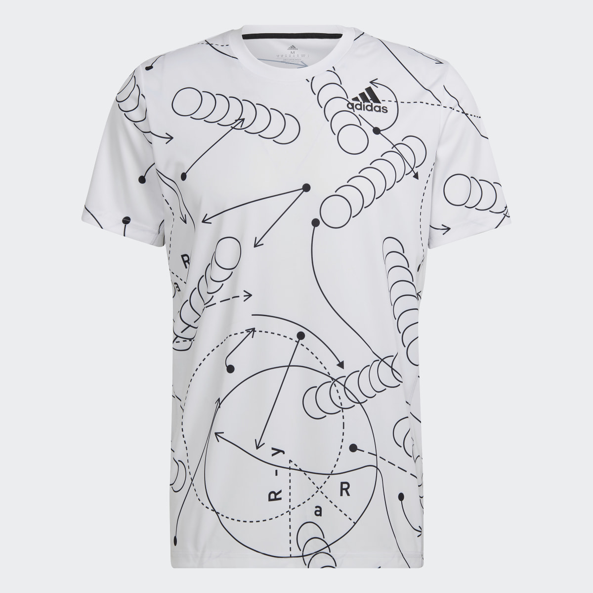 Adidas Playera Club de Tenis Estampada. 5