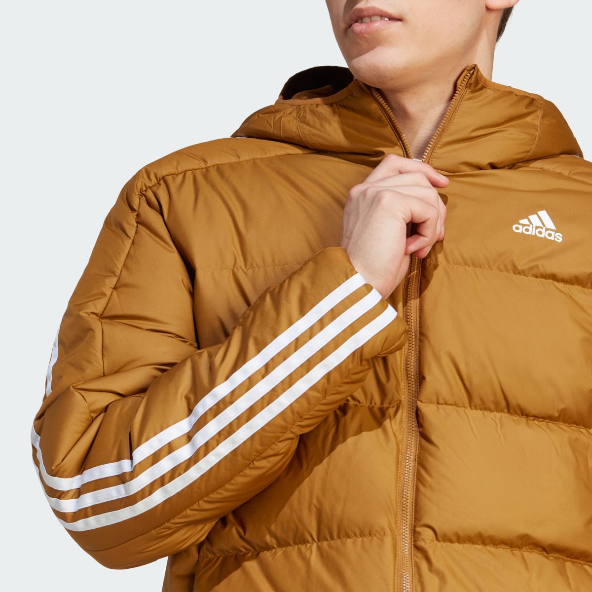 Adidas Essentials Midweight Down Hooded Jacket. 7