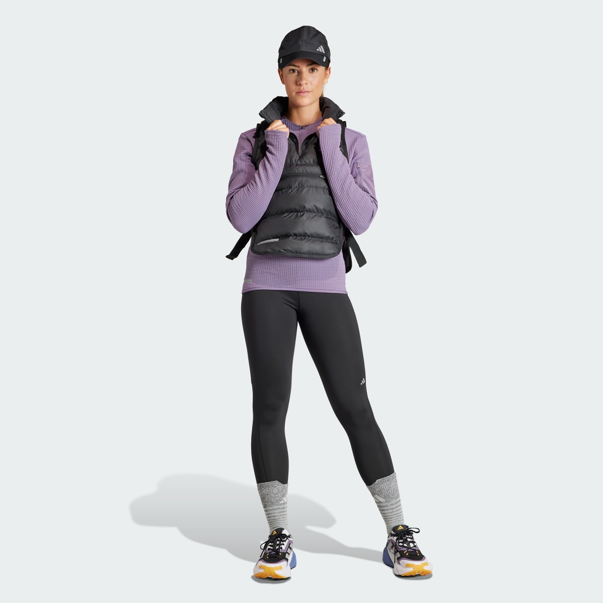 Adidas Camisola de Meio-fecho para Running COLD.RDY Conquer the Elements Ultimate. 6