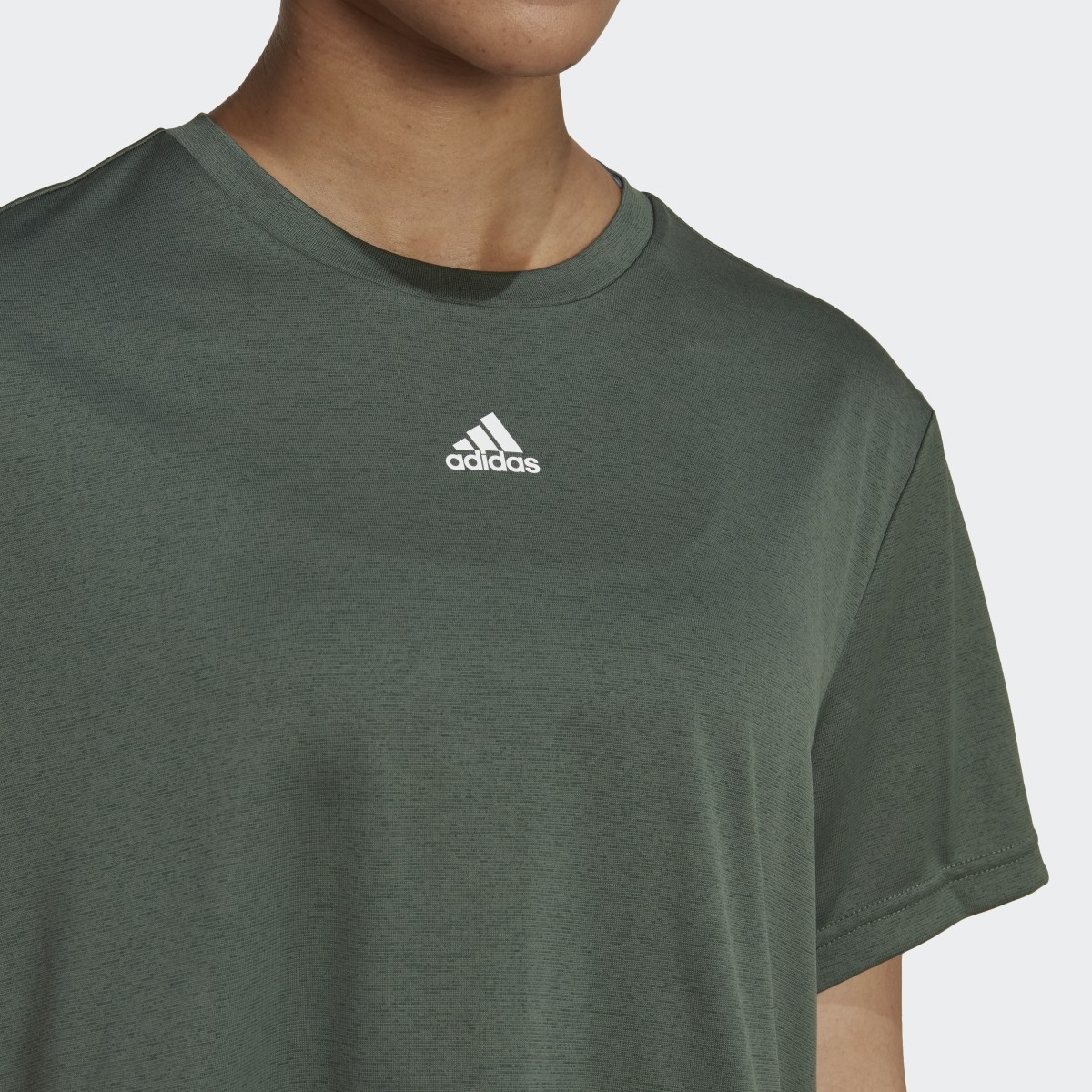 Adidas AEROREADY Studio Loose Crop Tee. 7