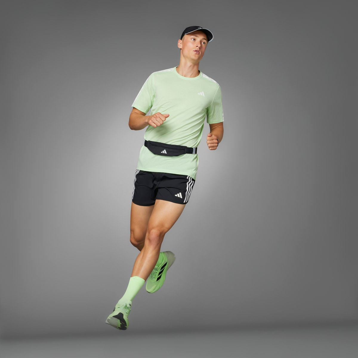 Adidas Own the Run 3-Stripes Shorts. 7