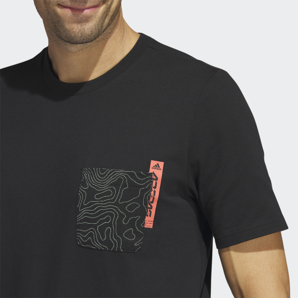 Adidas City Escape Graphic Pocket Tee. 6