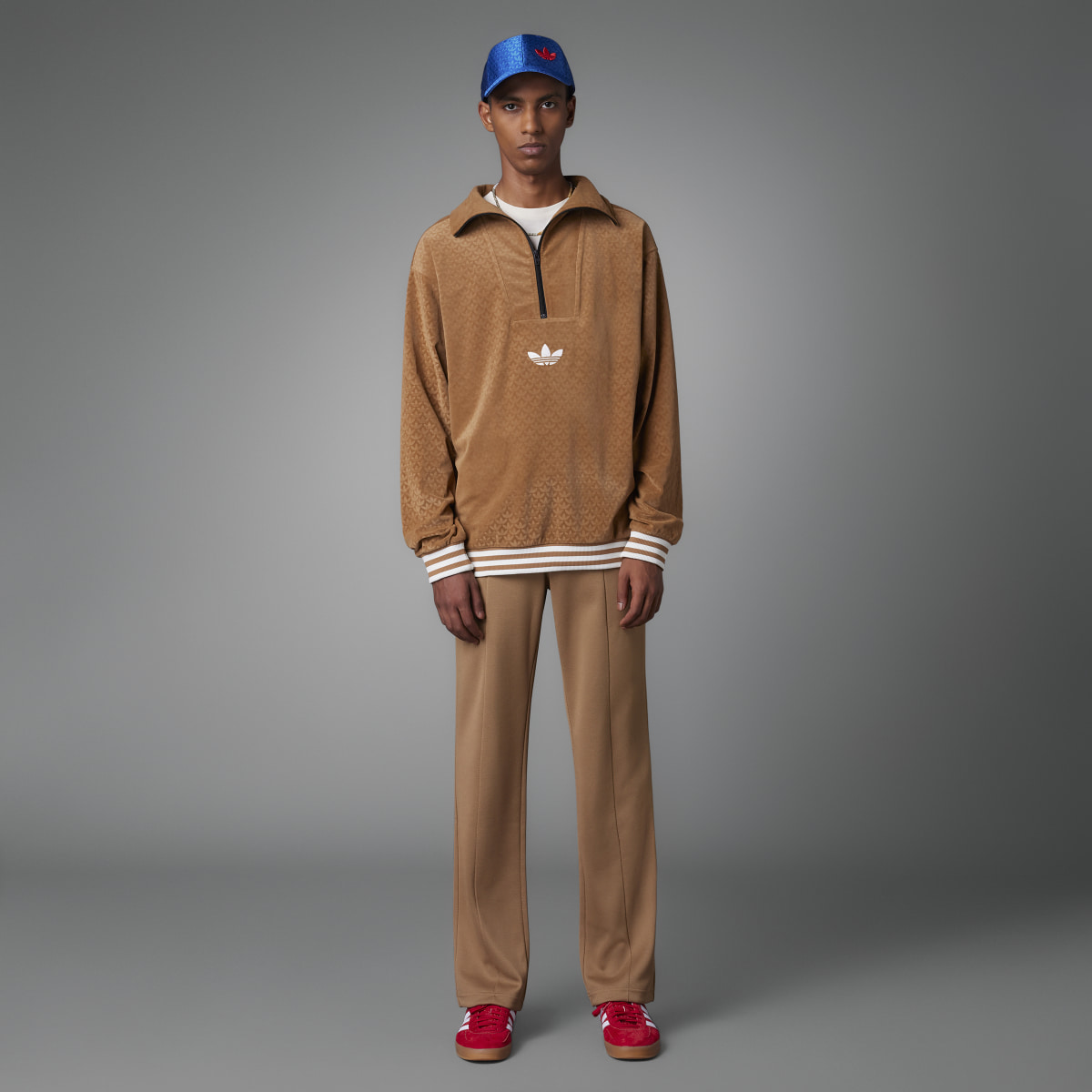 Adidas Sudadera Adicolor Heritage Now Funnel Velour. 7