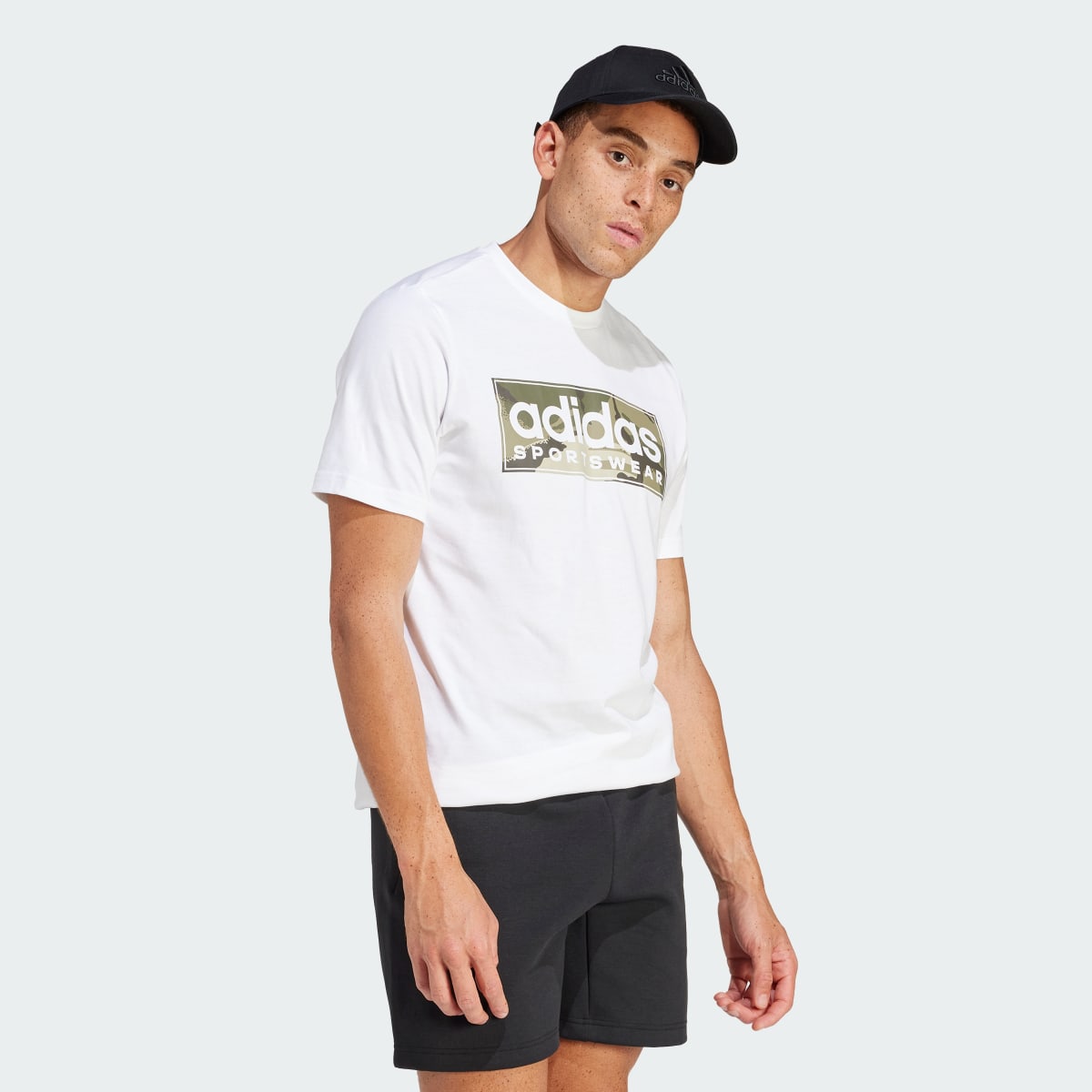 Adidas Camo Linear Graphic T-Shirt. 4
