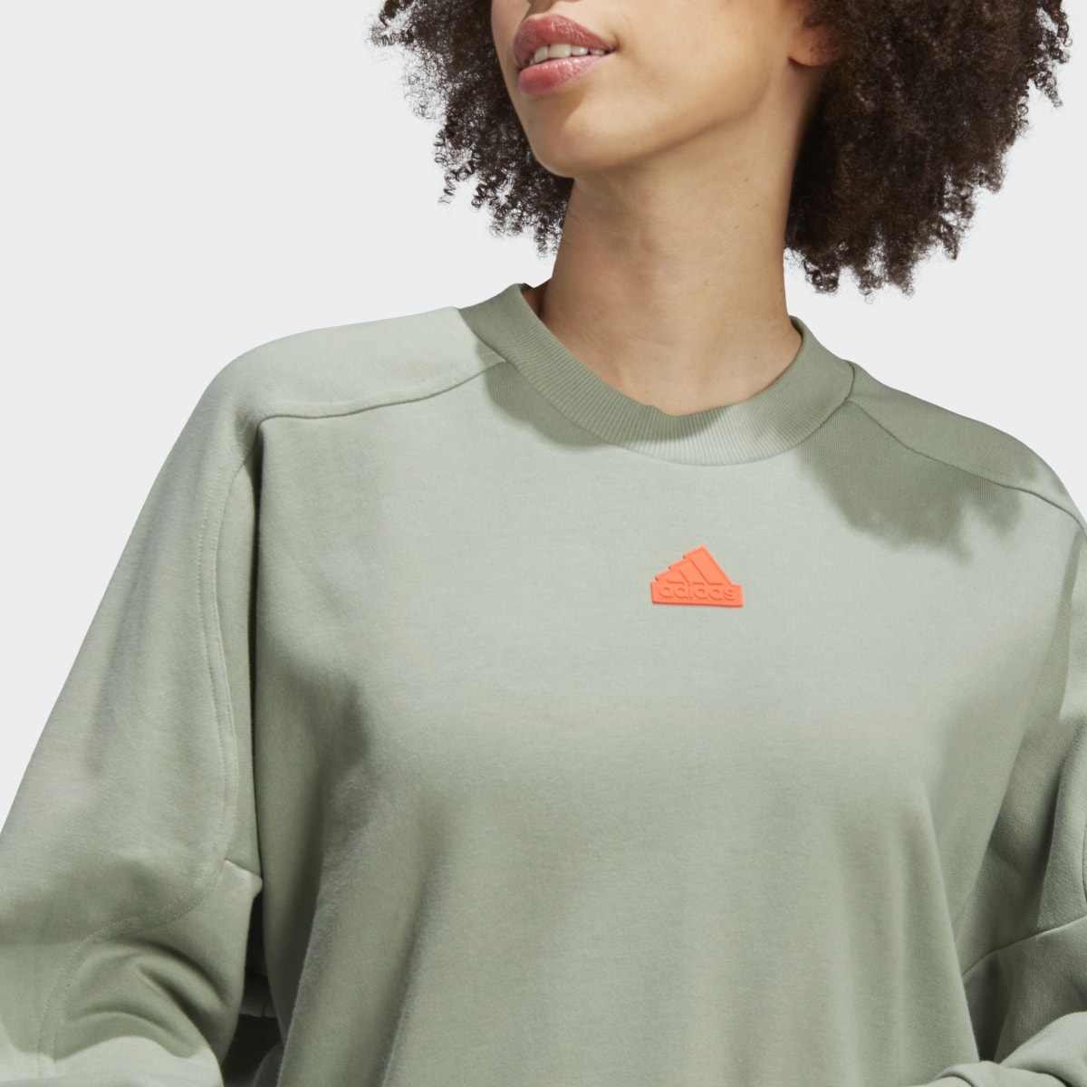 Adidas City Escape Loose Crew Sweatshirt. 7