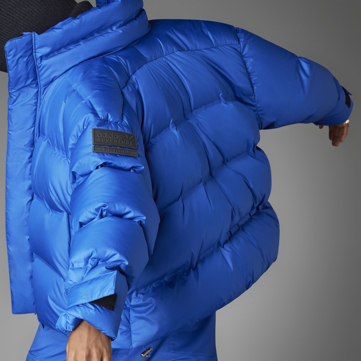 Adidas Blue Version Oversized Down Puffer Jacket. 10