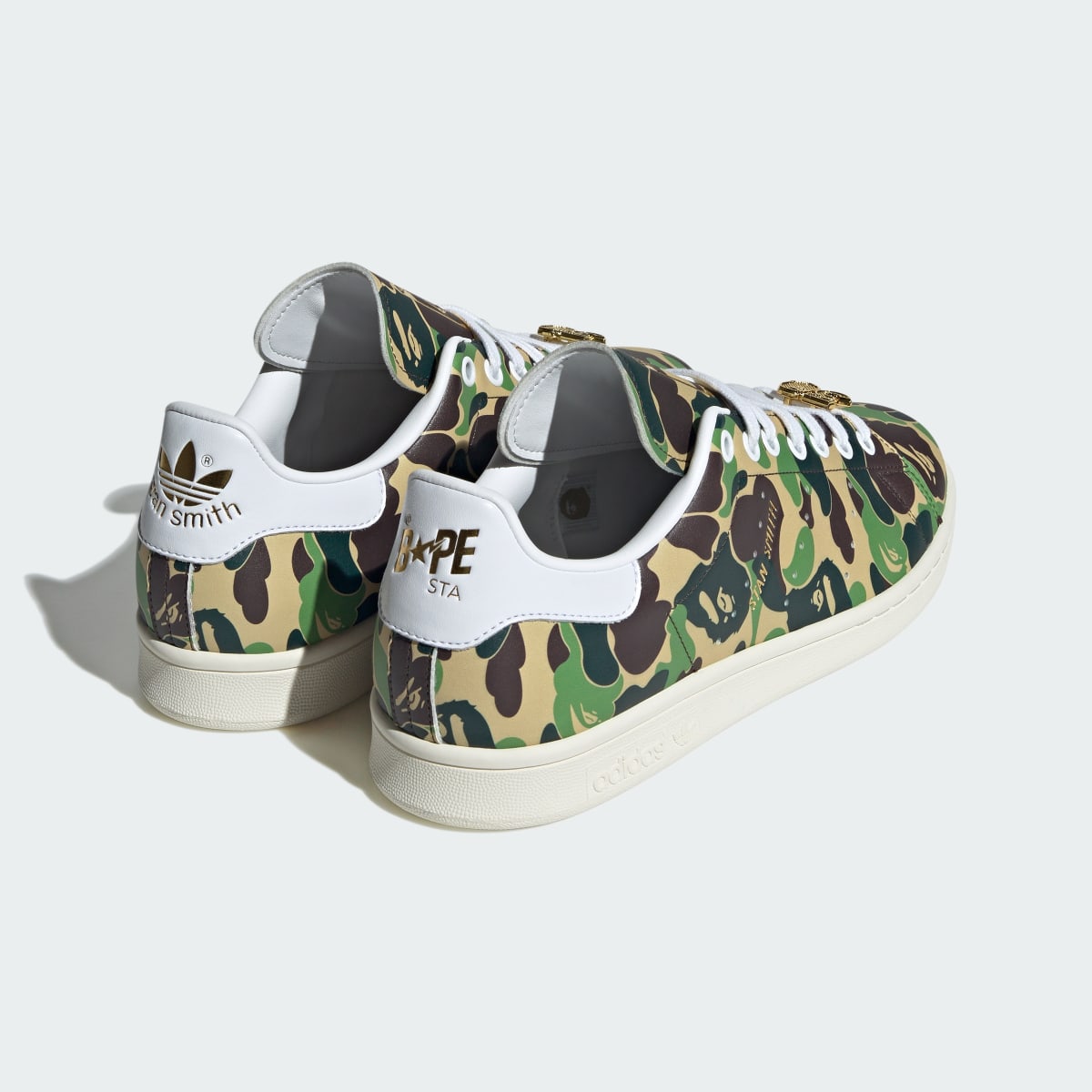 Adidas Stan Smith x Bape Shoes. 5
