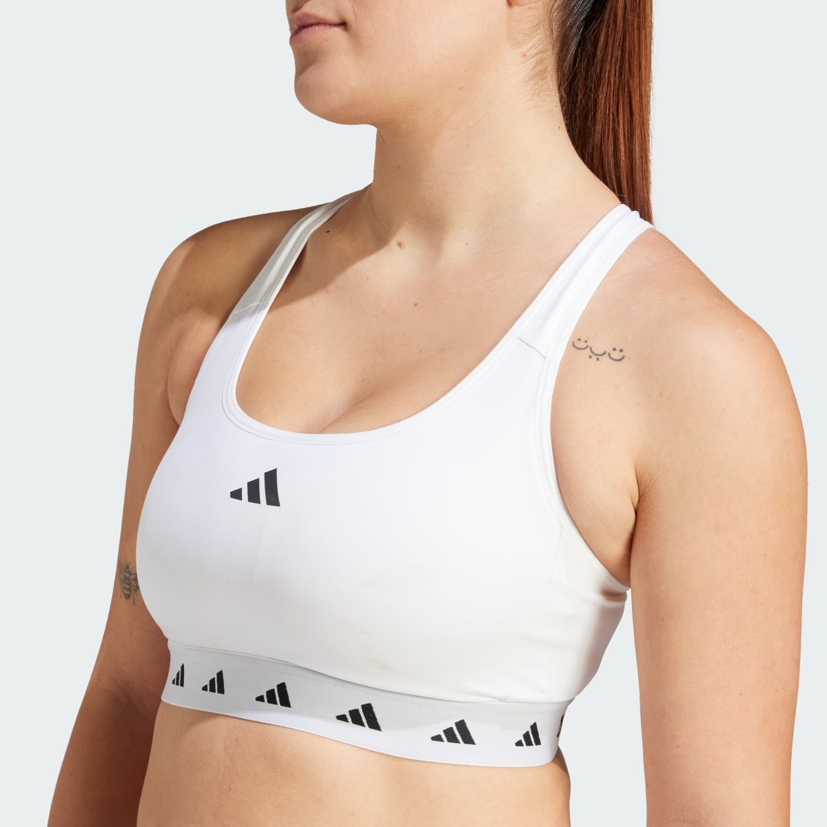 Adidas Reggiseno sportivo Powerreact Training Medium-Support Techfit. 4