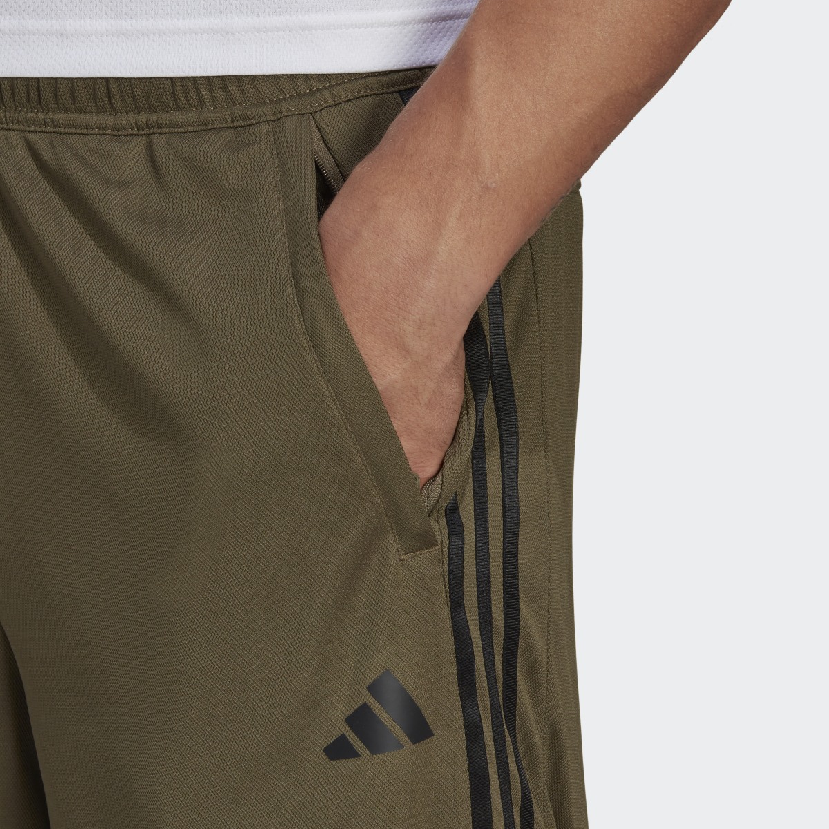 Adidas Train Essentials Piqué 3-Stripes Training Shorts. 5