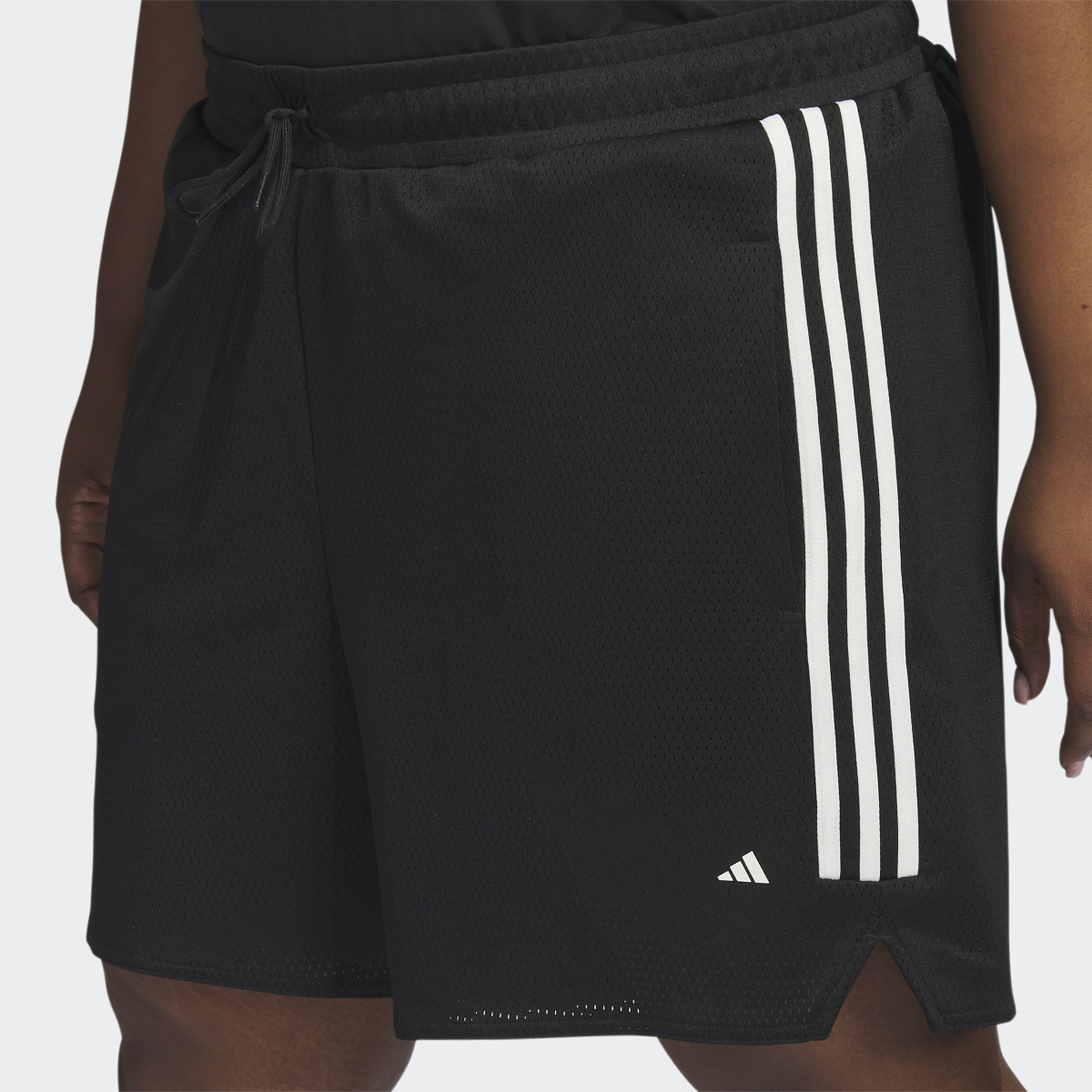 Adidas Select 3-Stripes Basketball Shorts (Plus Size). 5