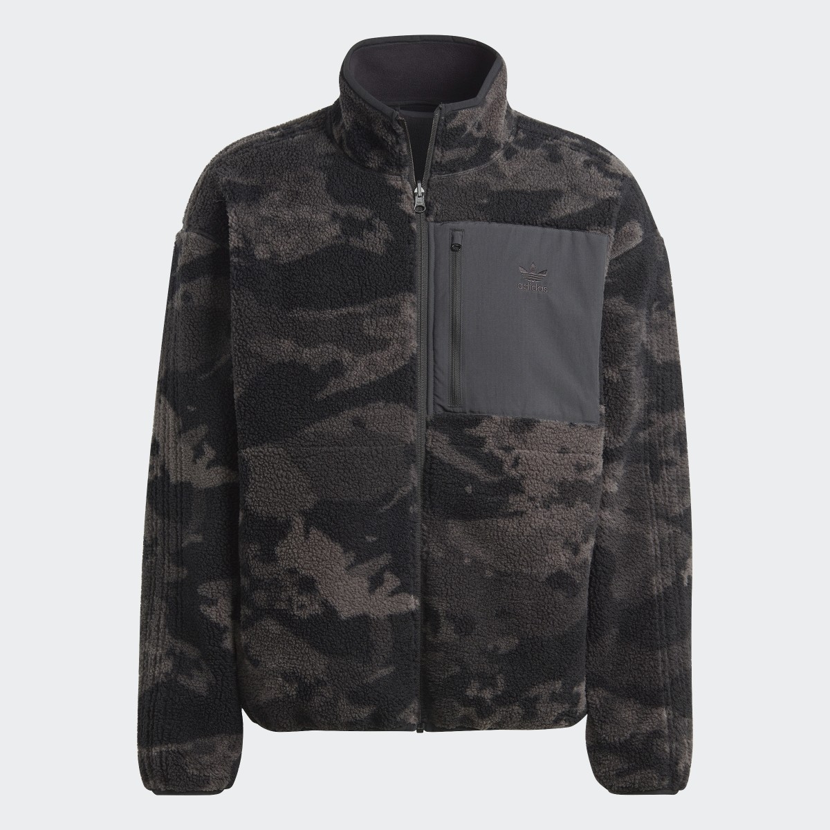 Adidas Graphics Camo Reversible Fleece Jacket. 5