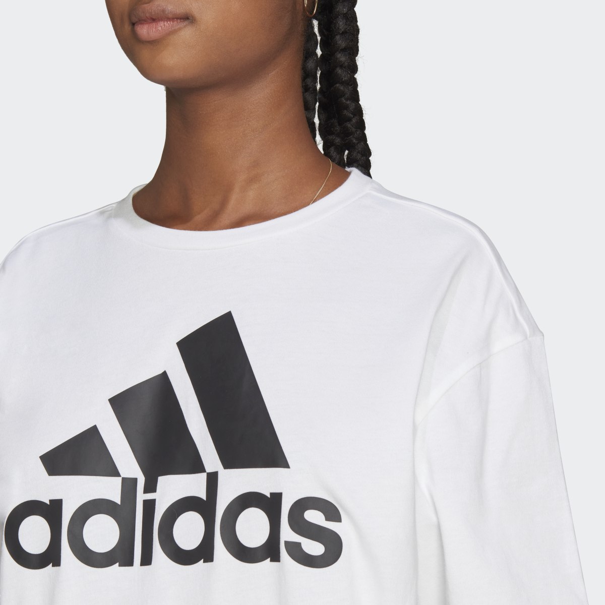 Adidas Essentials Big Logo Boyfriend Tee. 6