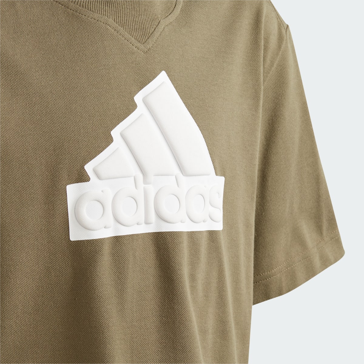 Adidas Future Icons Logo Piqué Tişört. 5