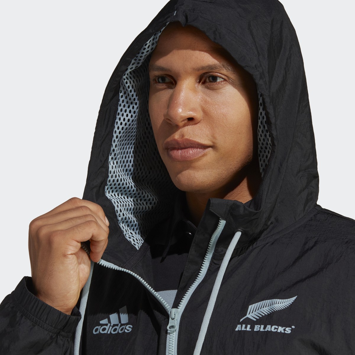 Adidas All Blacks Rugby Supporters Jacket. 8