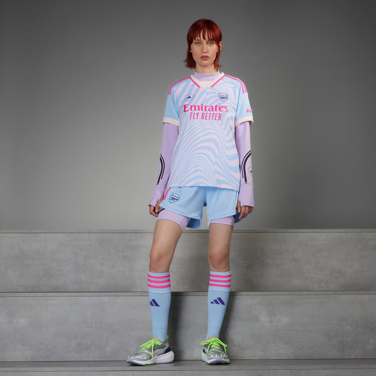 Adidas Calzettoni Arsenal FC x adidas by Stella McCartney. 4