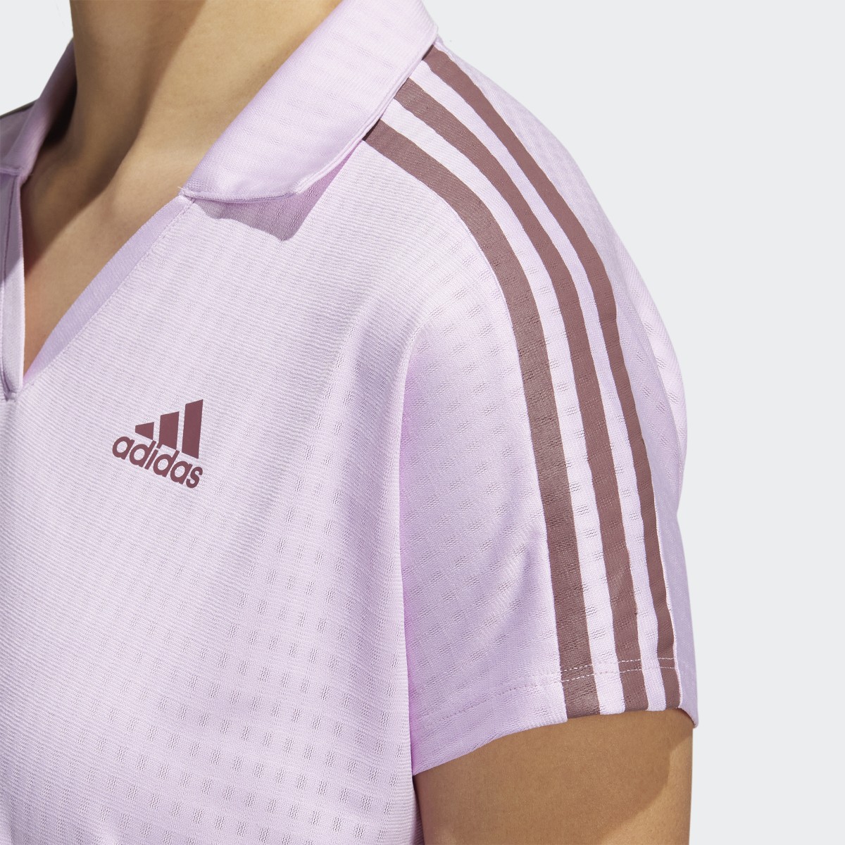Adidas 3-Stripes Golf Polo Shirt. 6