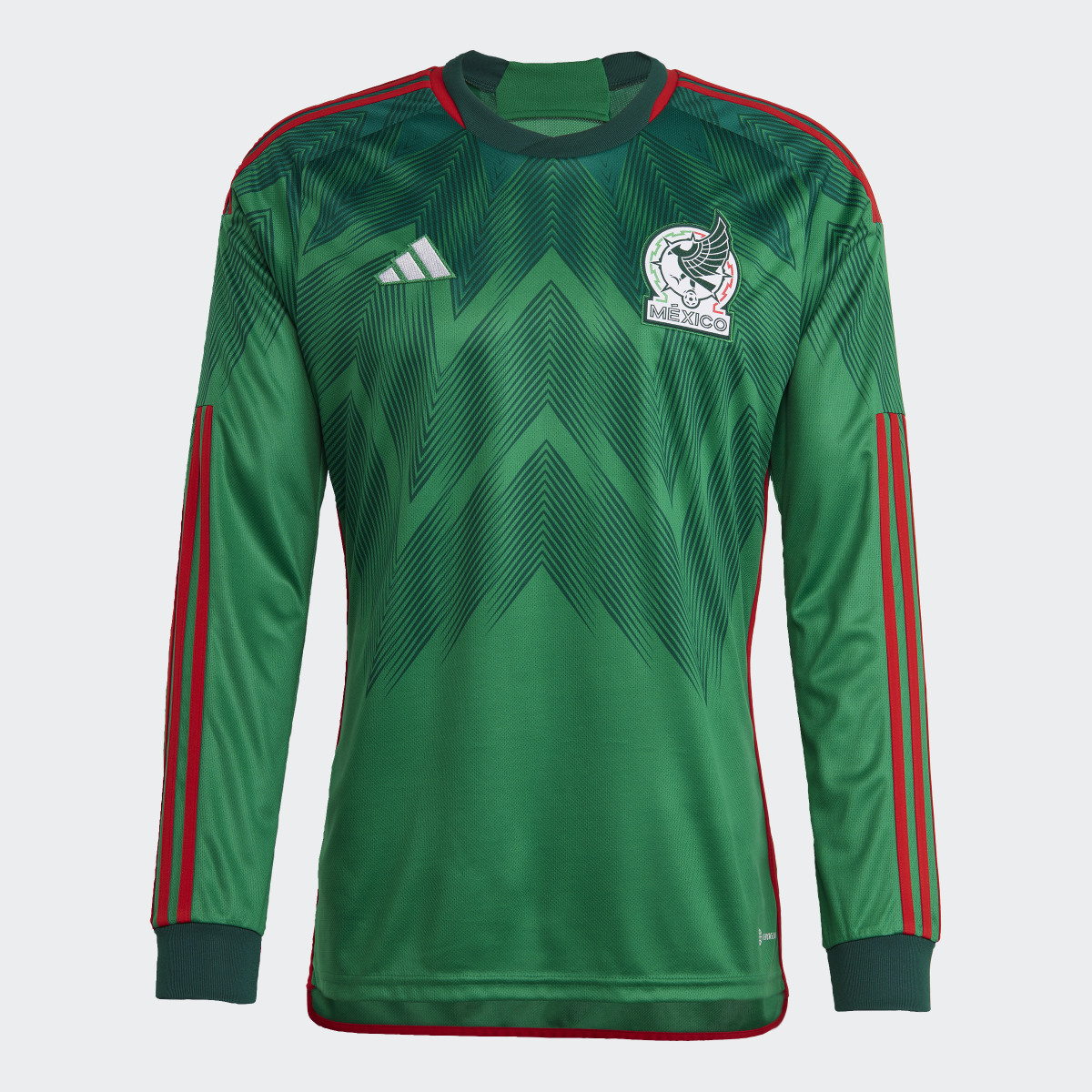 Adidas Mexico 22 Long Sleeve Home Jersey. 4