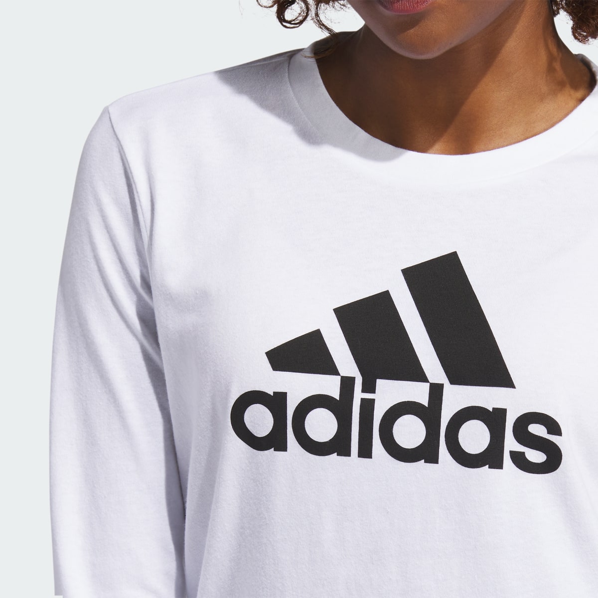 Adidas Sportswear Logo Long Sleeve Tee. 6