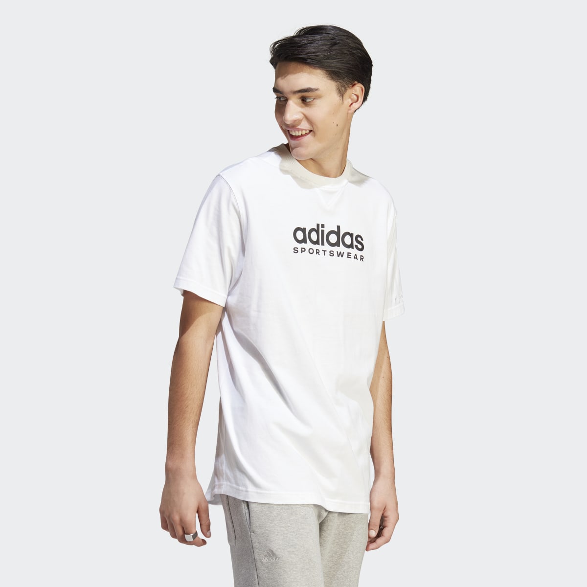 Adidas All SZN Graphic Tee. 4