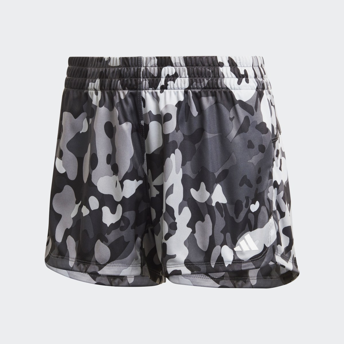 Adidas Pacer AEROREADY Train Essentials Minimal Branding Floral Print Shorts. 4