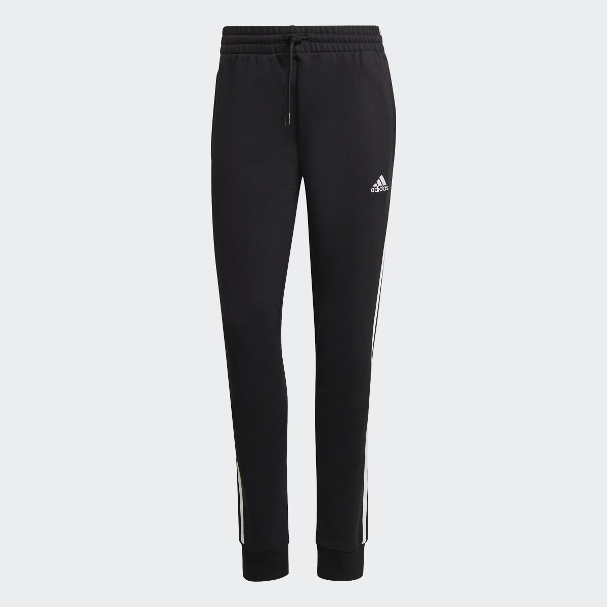 Adidas Pantaloni Essentials 3-Stripes French Terry Cuffed. 5