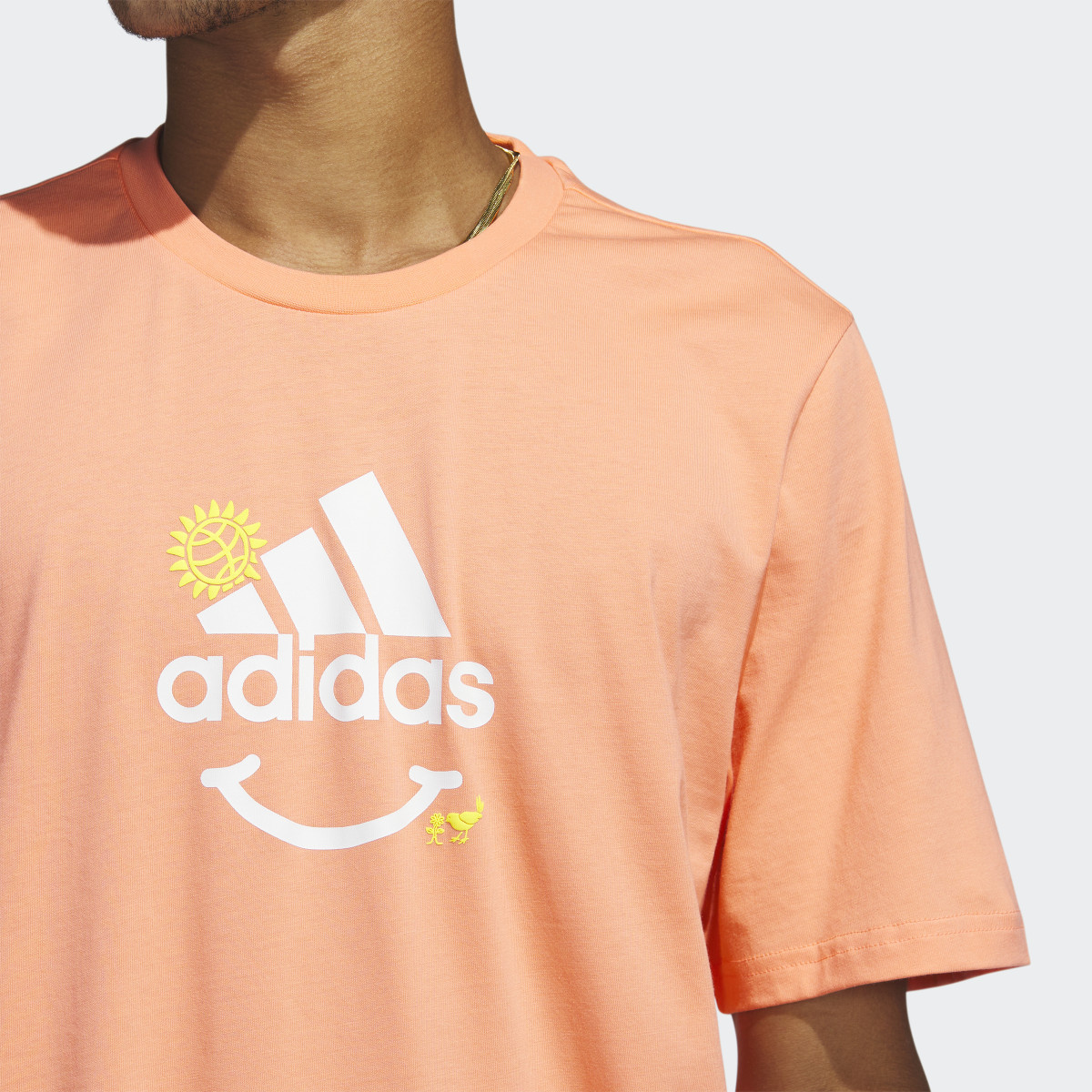 Adidas Playera Estampada Change Through Sports. 6