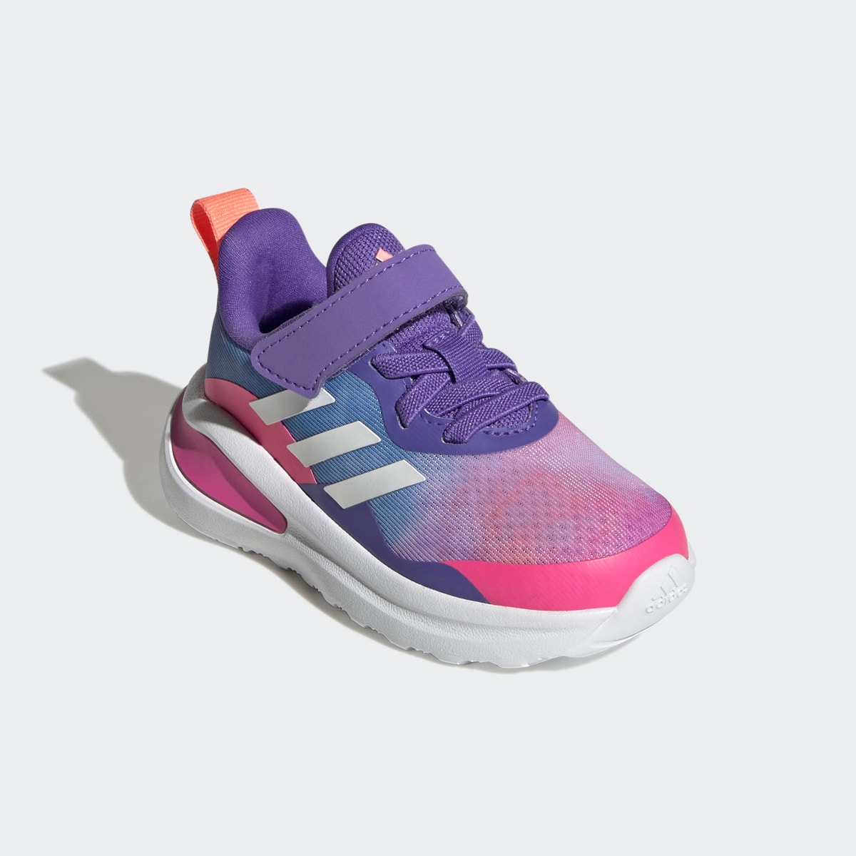 Adidas FortaRun International Women's Day Graphic Elastic Lace Top Strap Running Shoes. 5