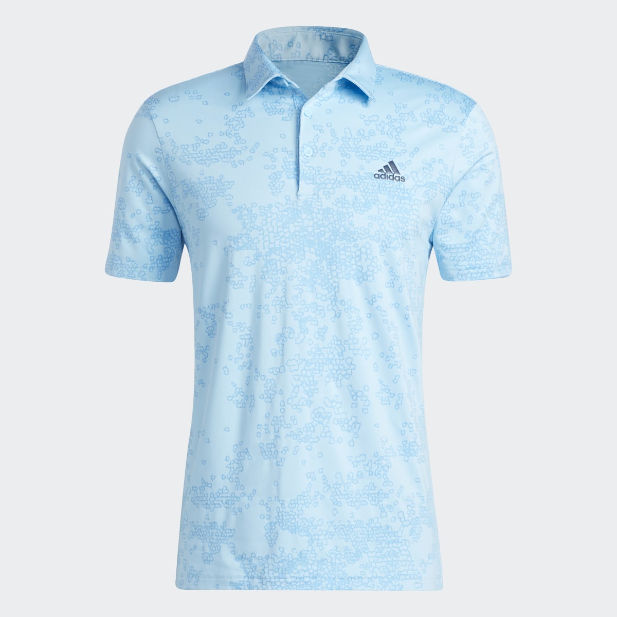 Adidas Jacquard Golf Polo Shirt. 5