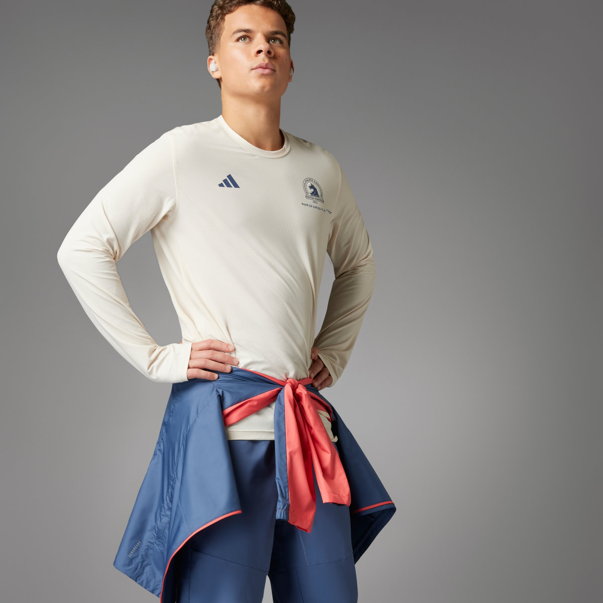 Adidas Boston Marathon 2024 Own the Run Long Sleeve Tee. 7