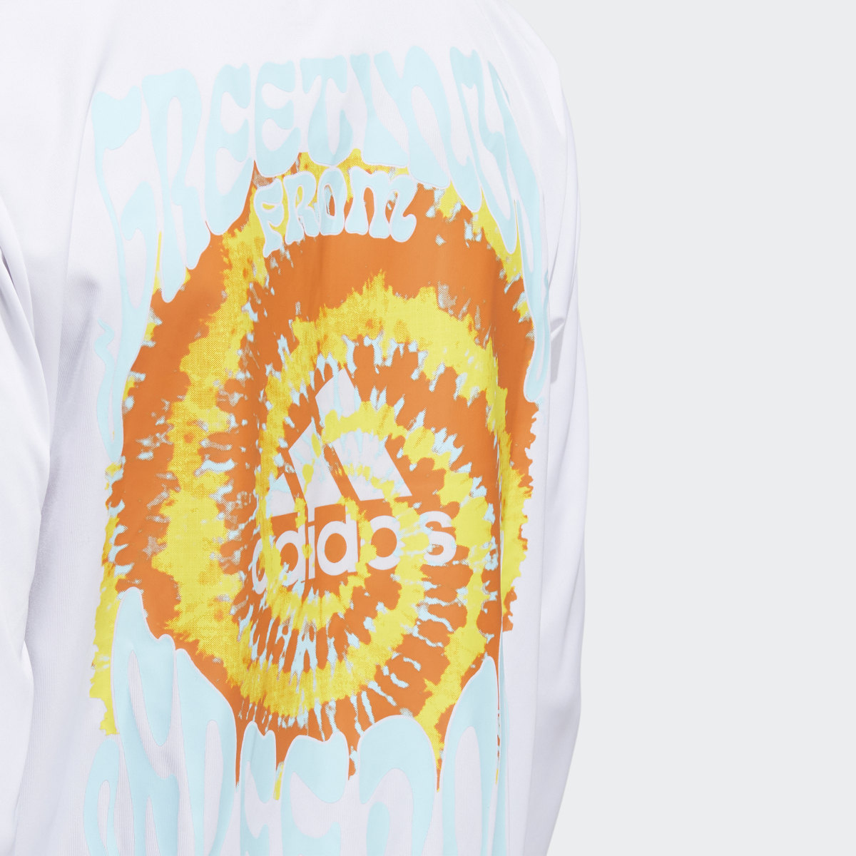 Adidas Freedom Running Graphic Long Sleeve T-Shirt. 7