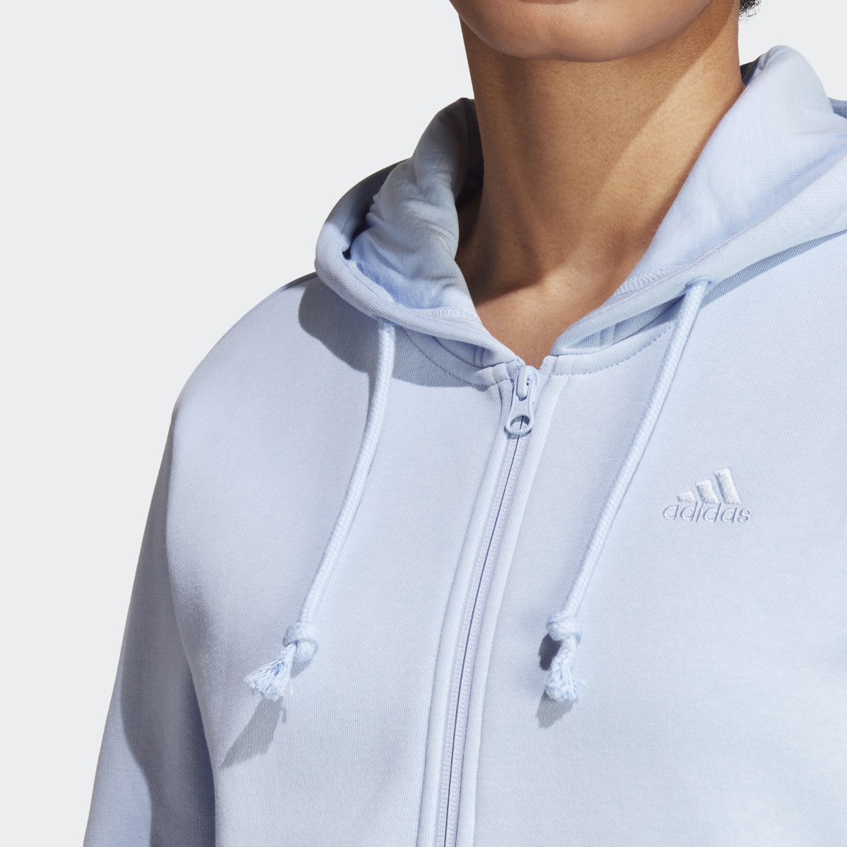 Adidas ALL SZN Fleece Full-Zip Hoodie. 6