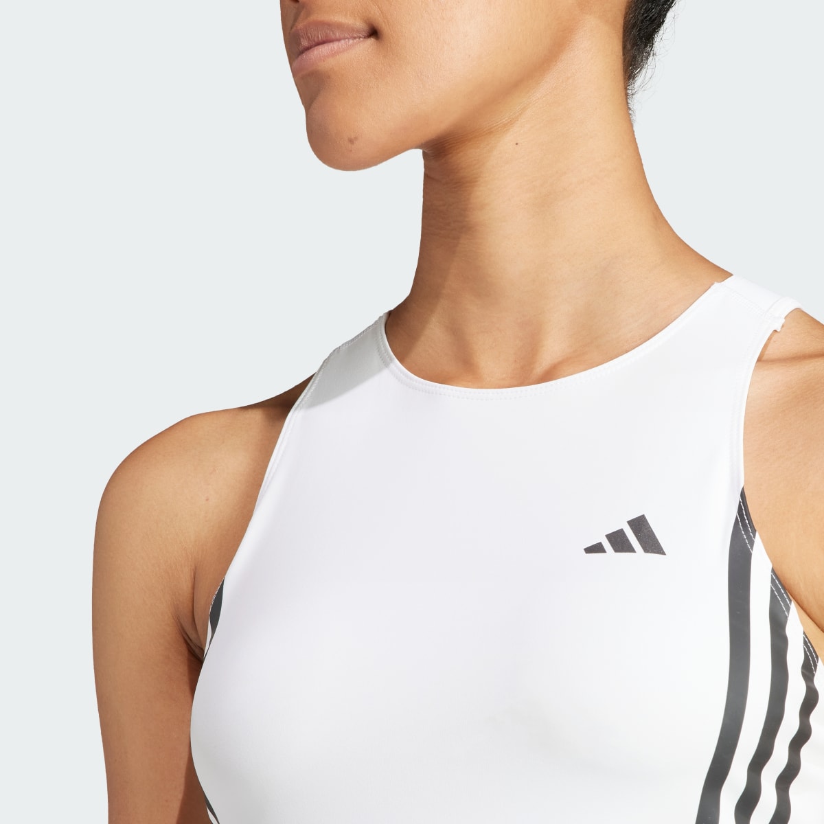 Adidas Own the Run 3-Stripes Tank Top. 6