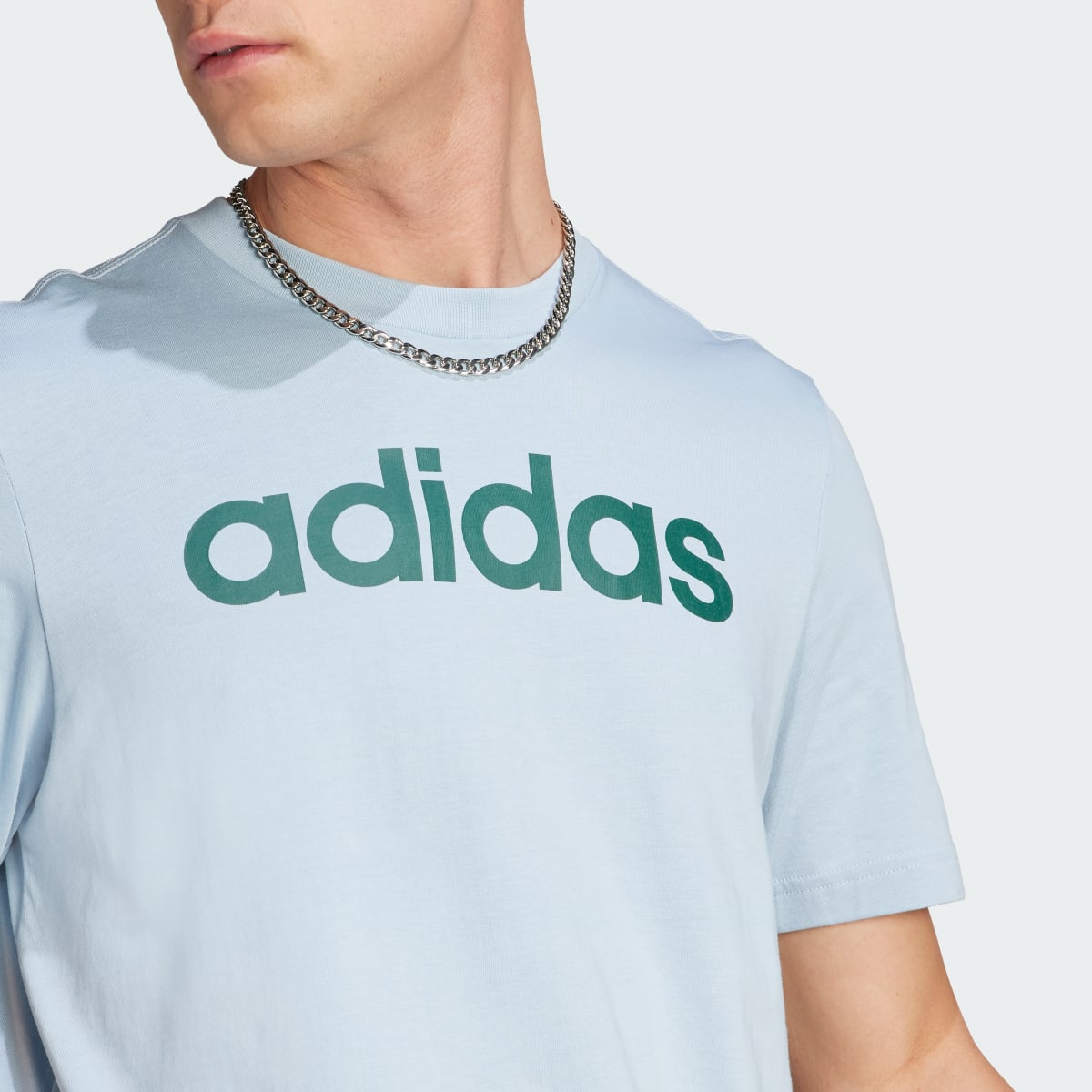 Adidas Camiseta Essentials Single Jersey Linear Embroidered Logo. 6