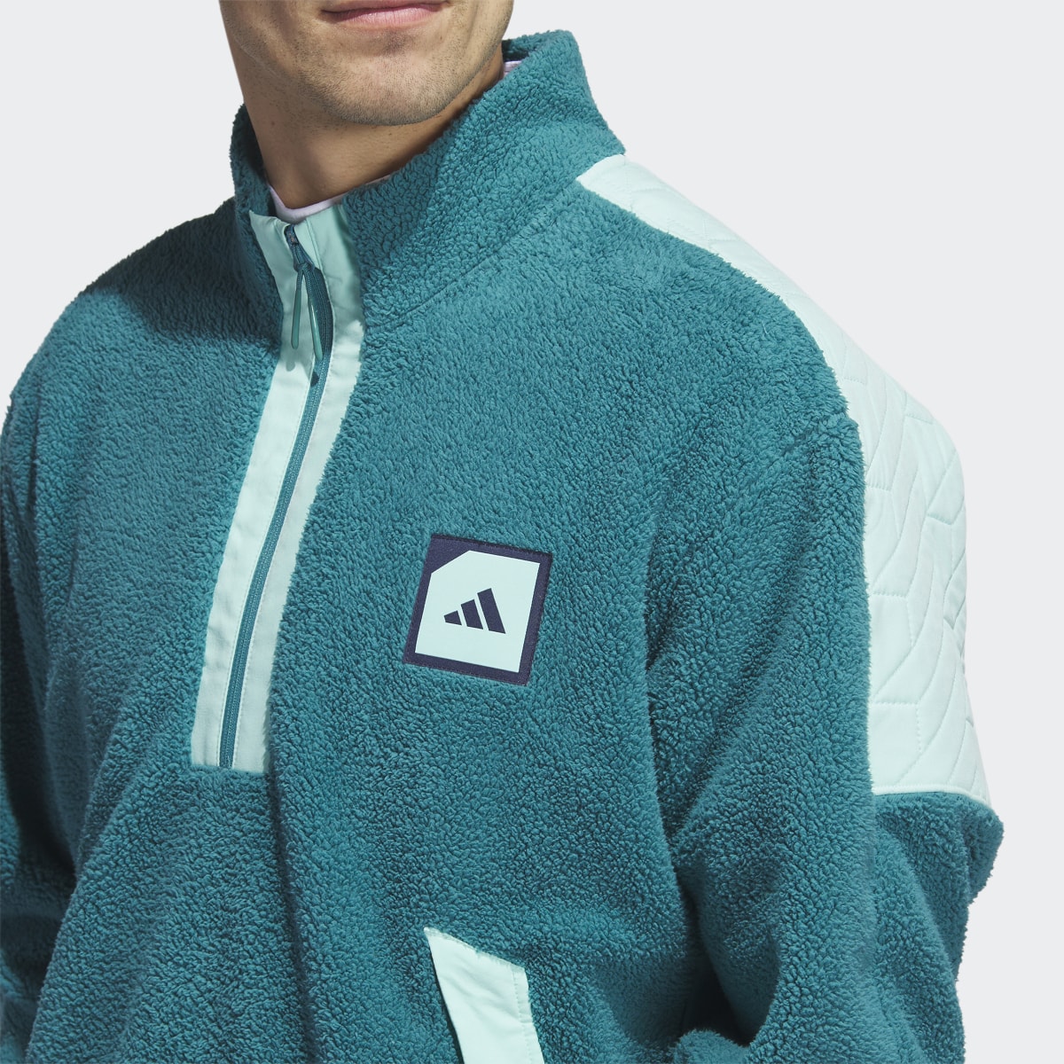 Adidas Adicross Padded Fleece Half-Zip Jacke. 8