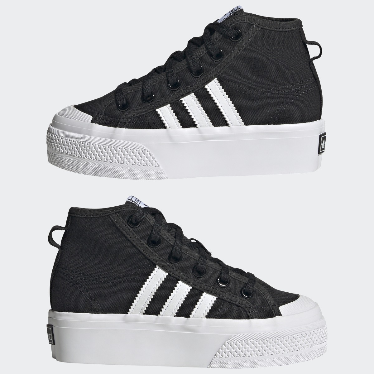 Adidas Nizza Platform Mid Shoes. 8