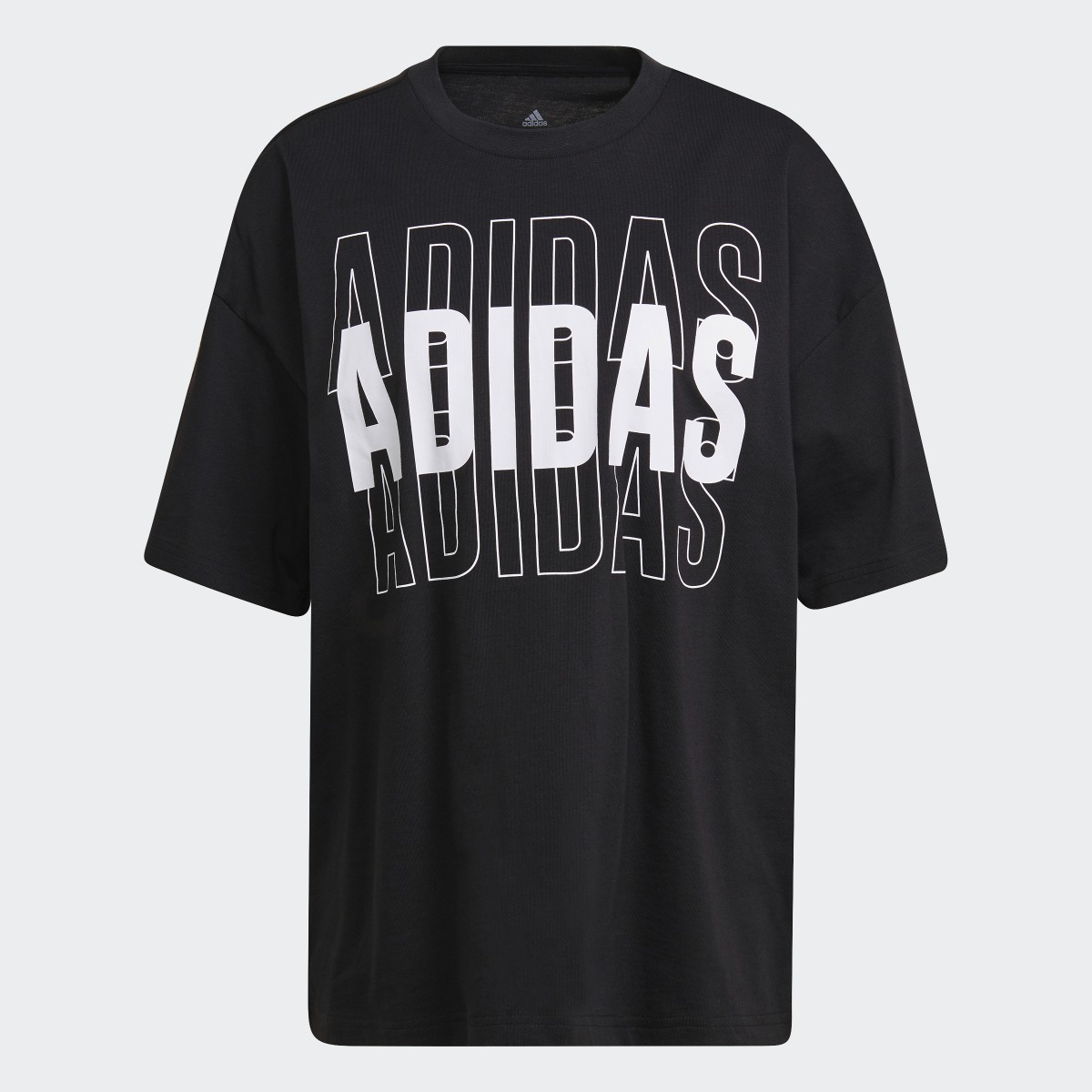 Adidas Essentials Repeat adidas Logo Oversized Tee. 5