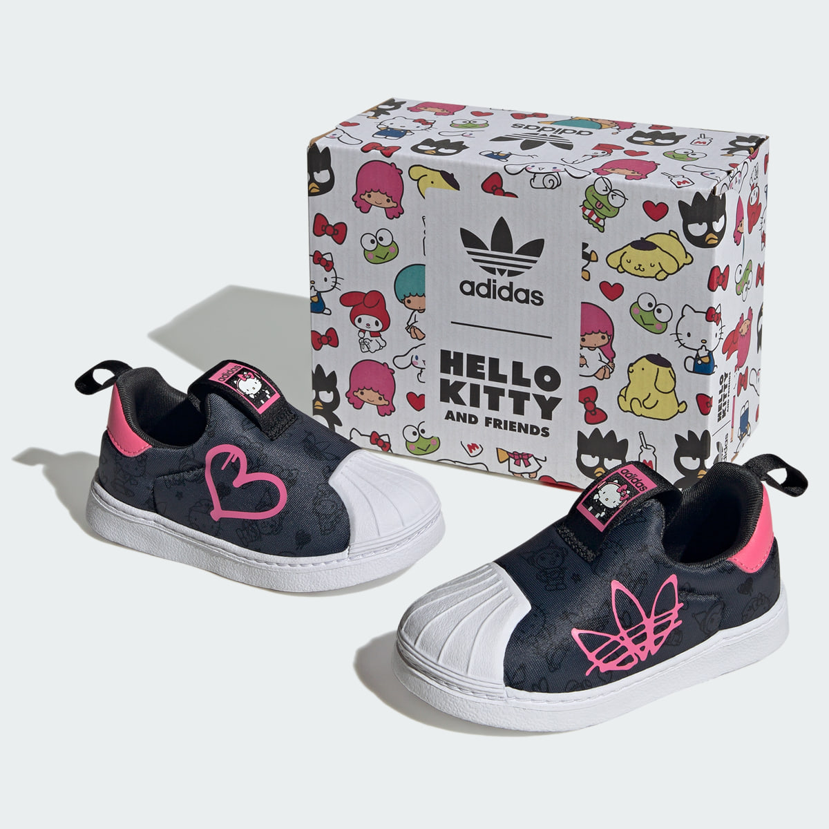 Adidas Tenis Superstar 360 adidas Originals x Hello Kitty and Friends para Niños. 8