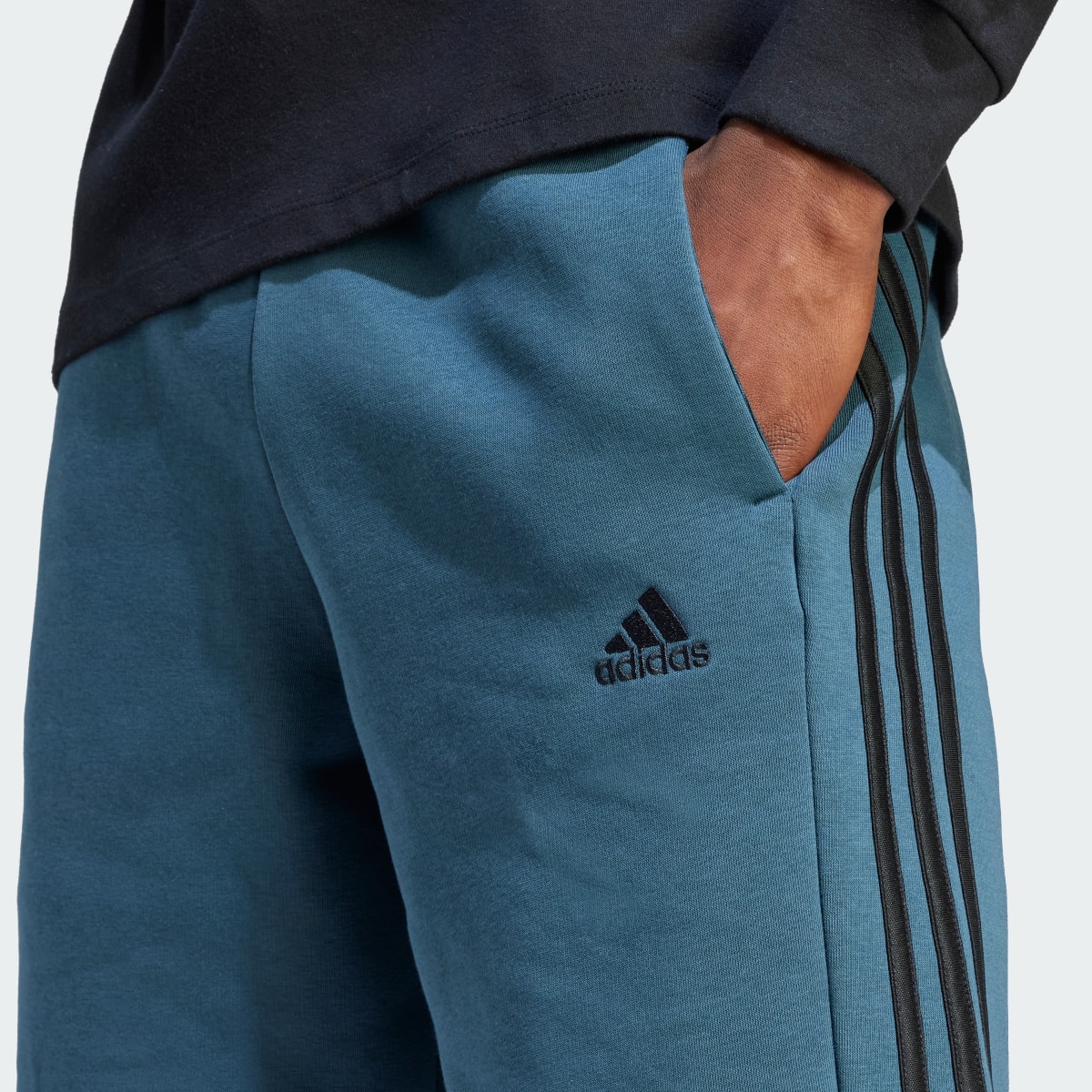 Adidas Essentials Fleece 3-Stripes Shorts. 5