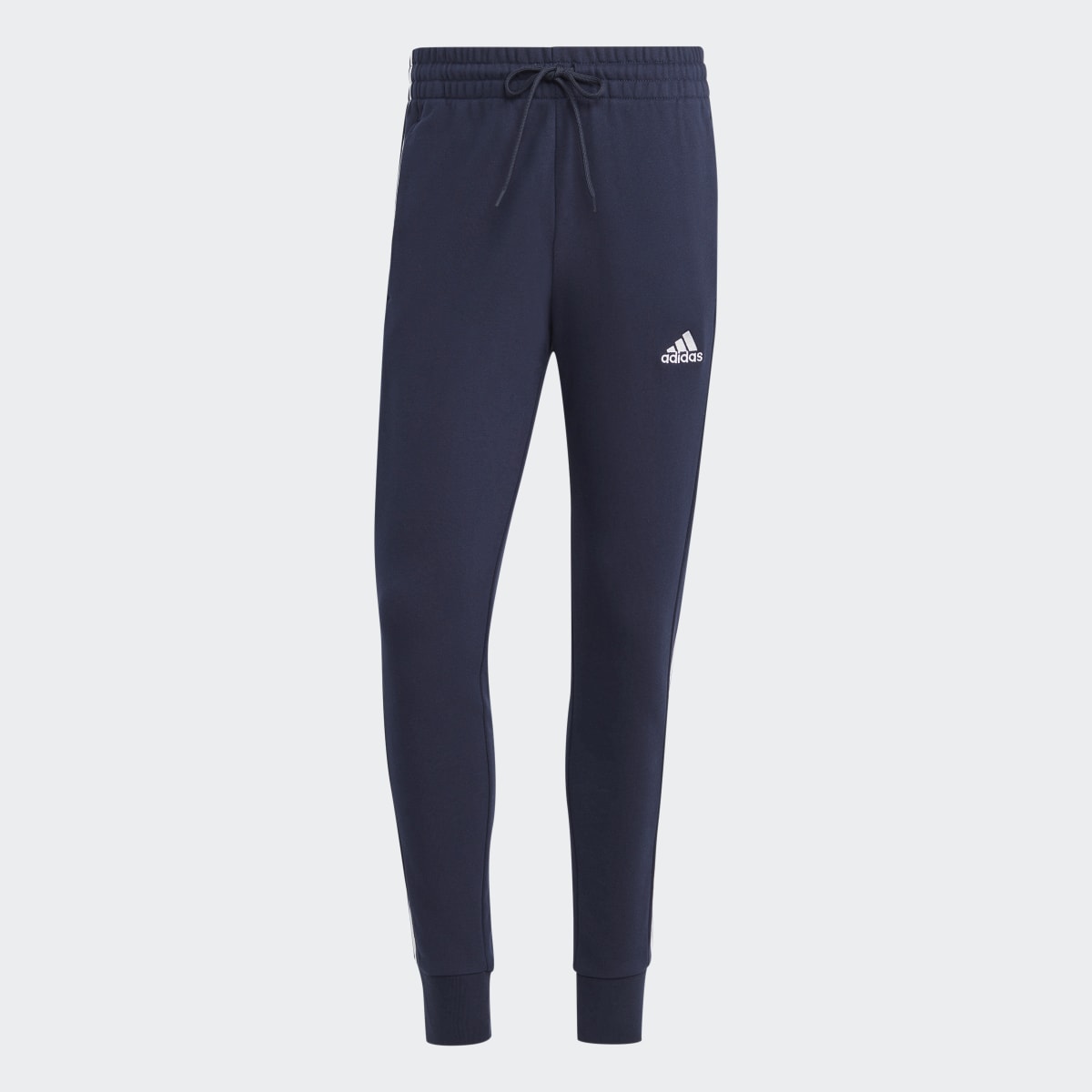 Adidas Essentials French Terry Tapered Cuff 3-Streifen Hose. 4