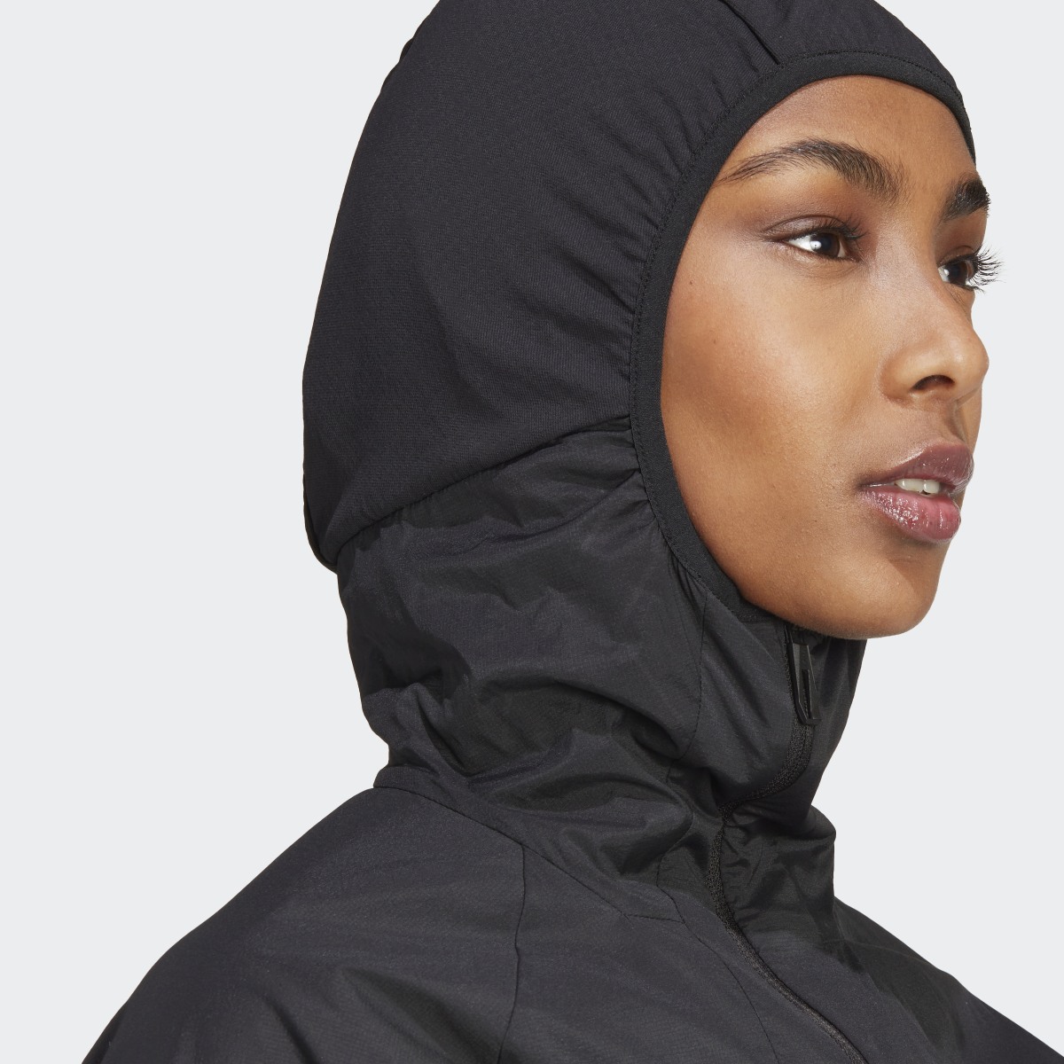 Adidas Veste ultralégère en molleton à capuche et demi-zip Techrock. 6