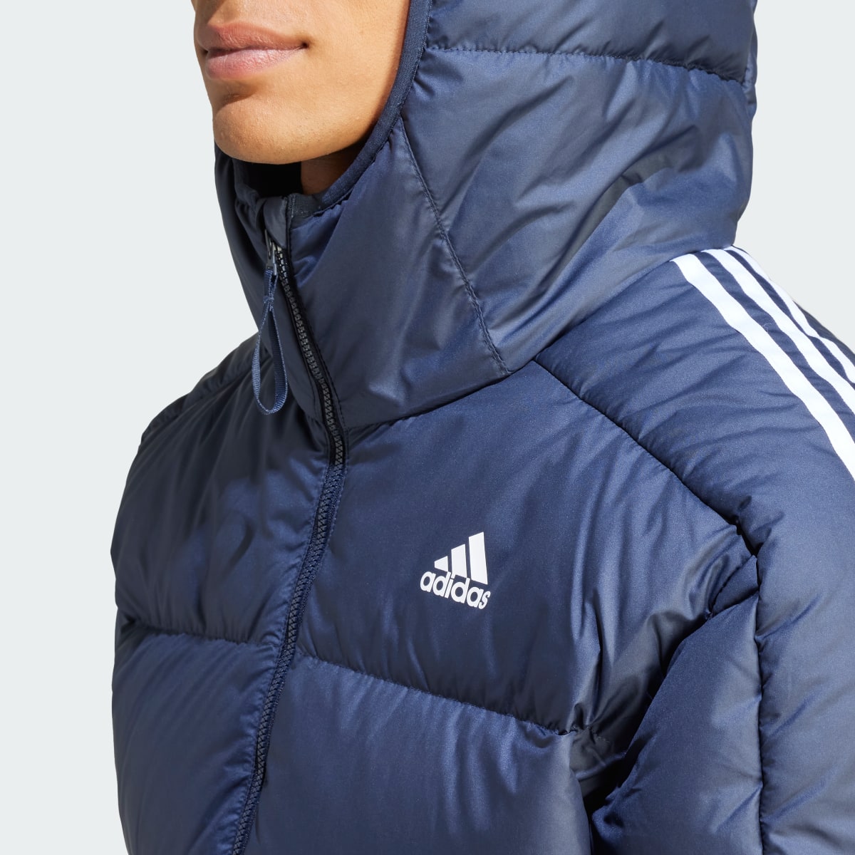 Adidas Essentials Midweight Down Hooded Jacket. 6