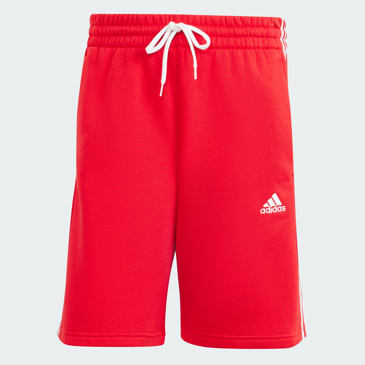 Adidas Shorts Essentials 3 Franjas Tela Fleece. 4