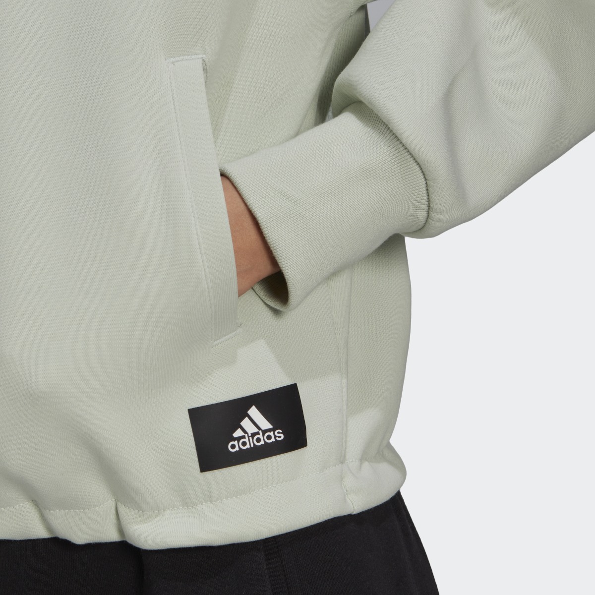 Adidas Future Icons Badge of Sport Quarter-Zip Sweatshirt. 6
