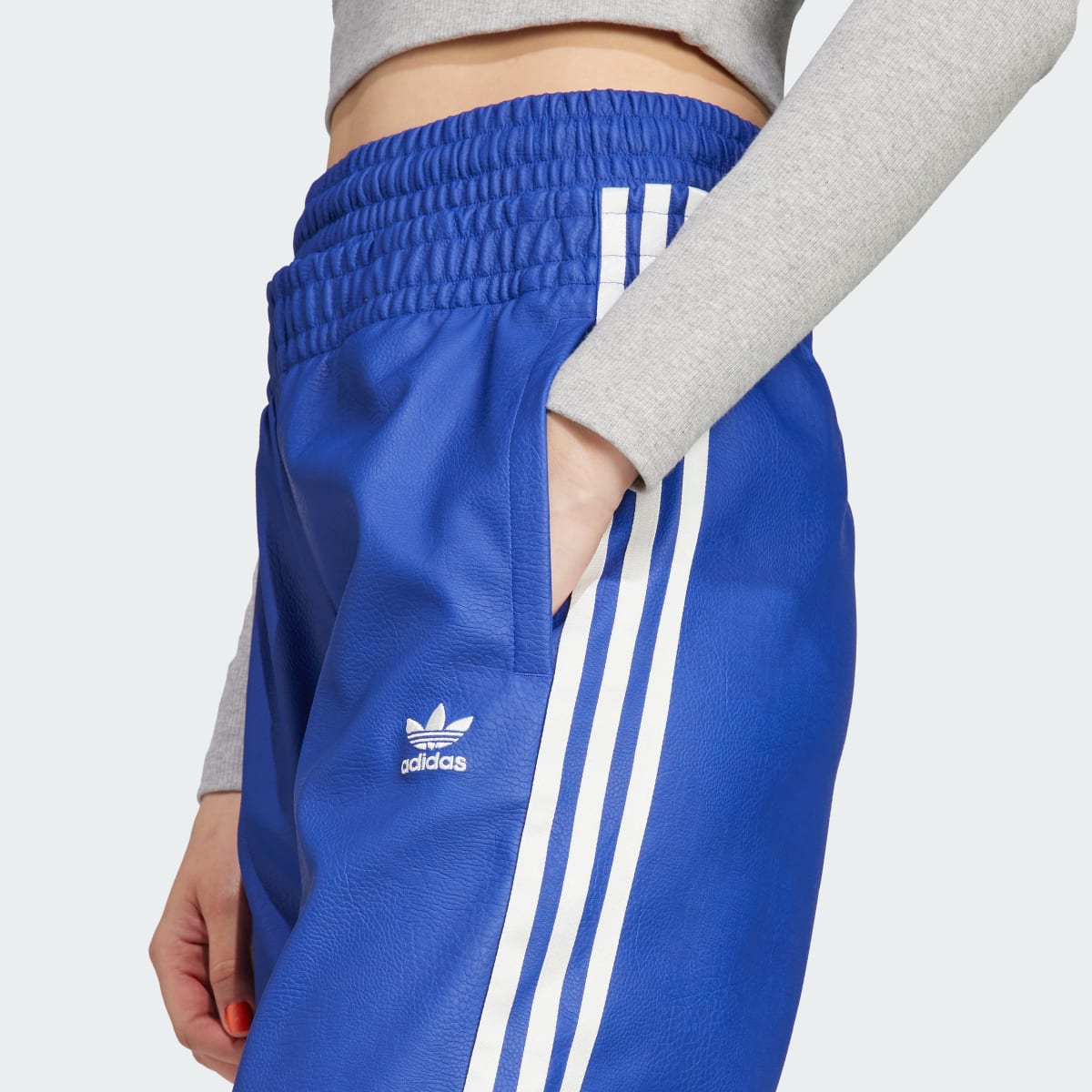 Faux Leather SST Track Pants