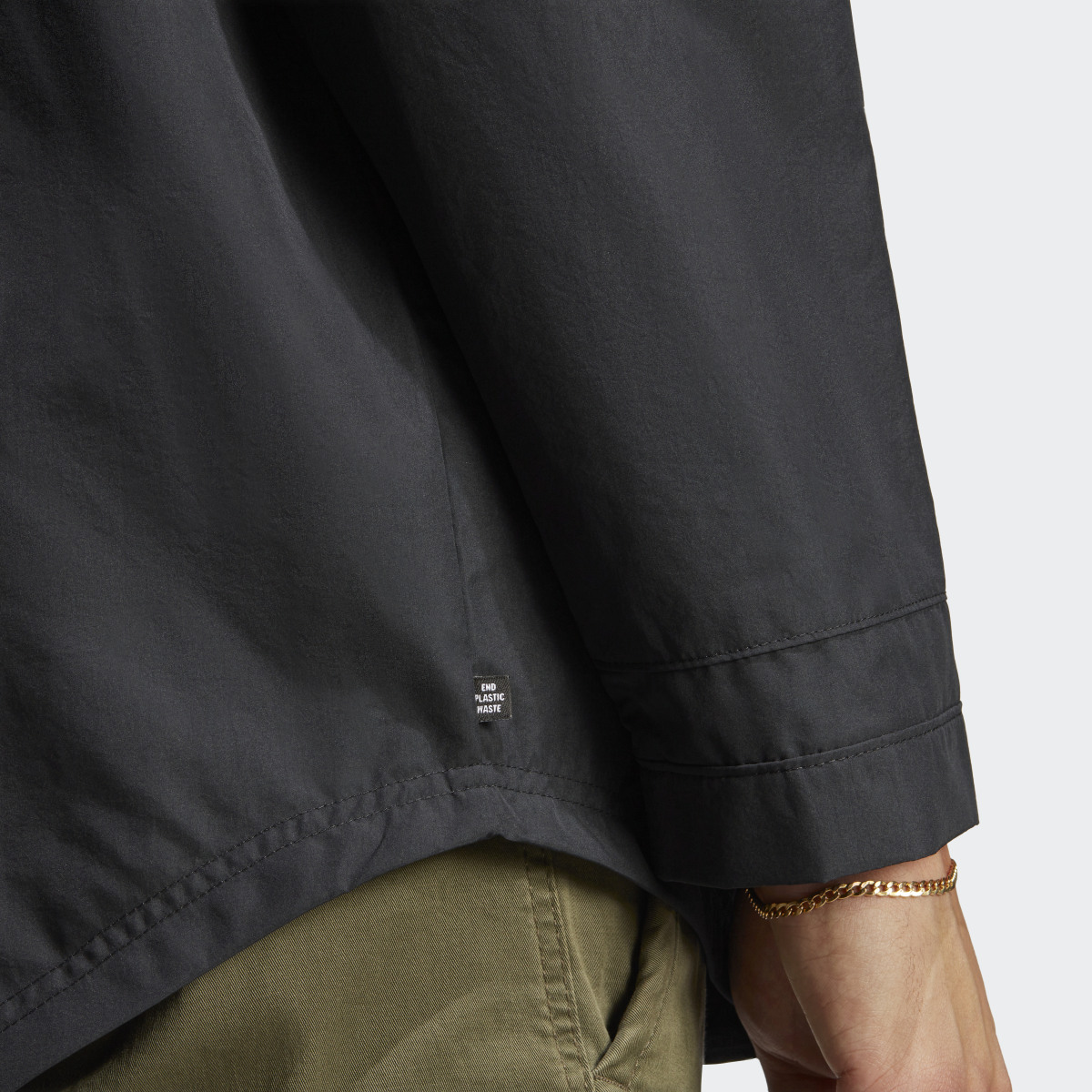 Adidas Premium Essentials Crinkle Nylon Long-sleeve Top. 7