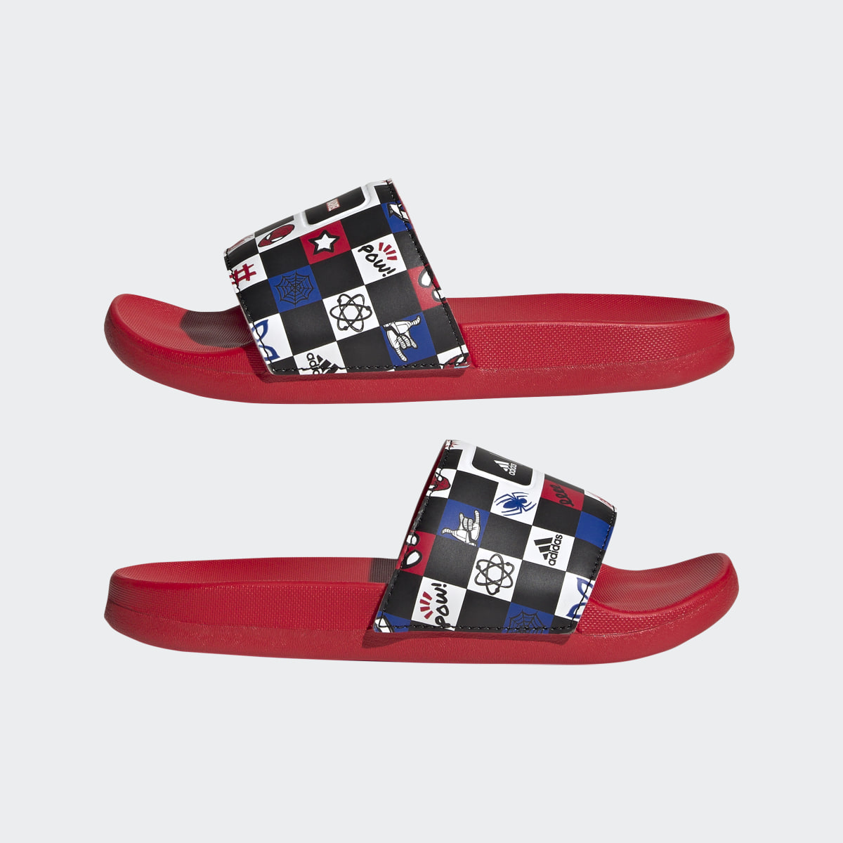 Adidas x Disney adilette Comfort Spider-Man Slides. 8