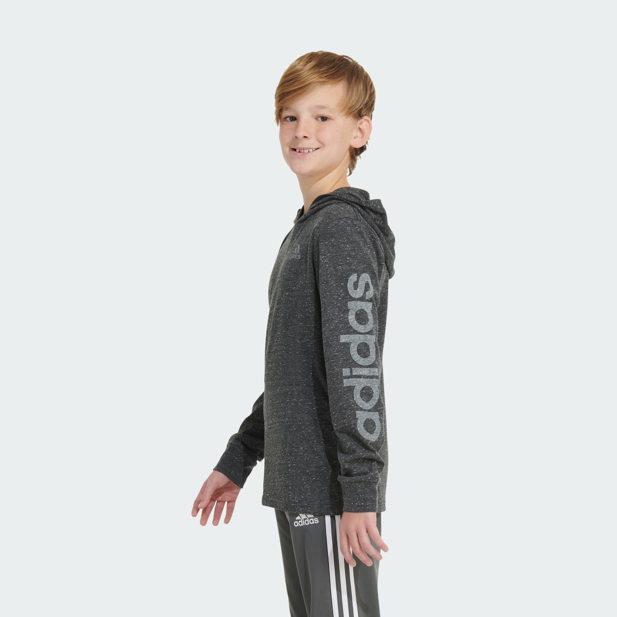 Adidas Snow Hooded Long Sleeve Tee. 5